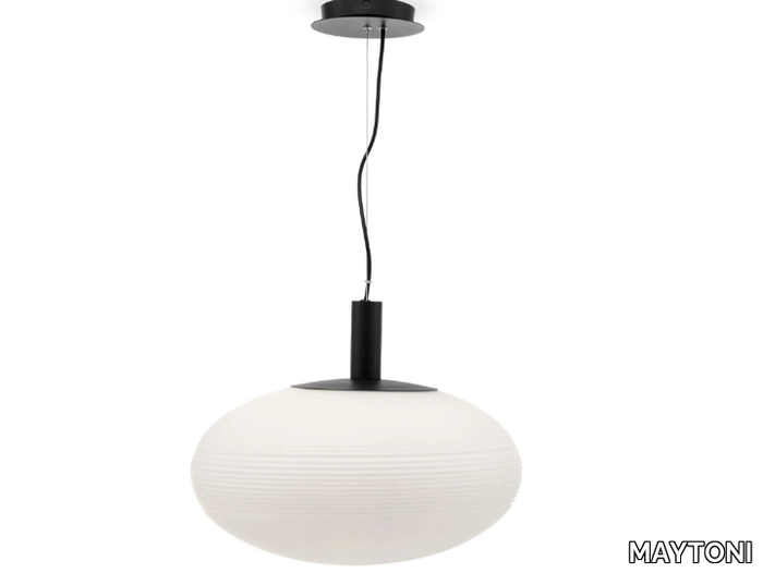 PERLAS - Glass pendant lamp _ MAYTONI