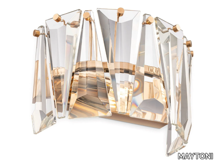 PUNTES - Glass and metal wall lamp _ MAYTONI