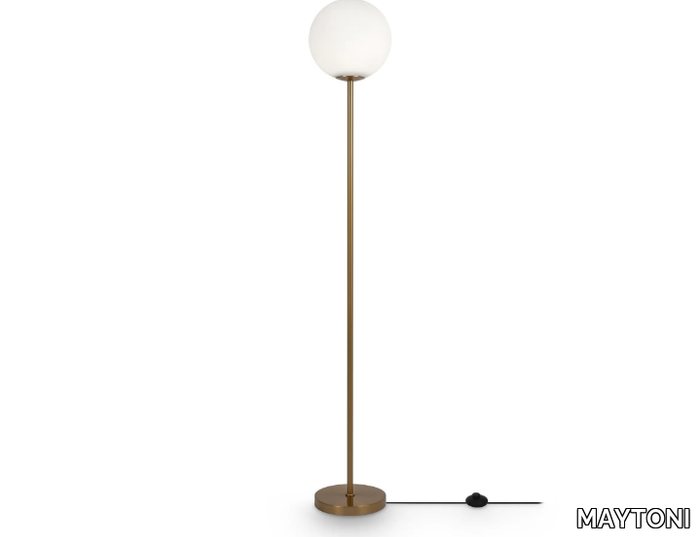 RING - Etched glass floor lamp _ MAYTONI