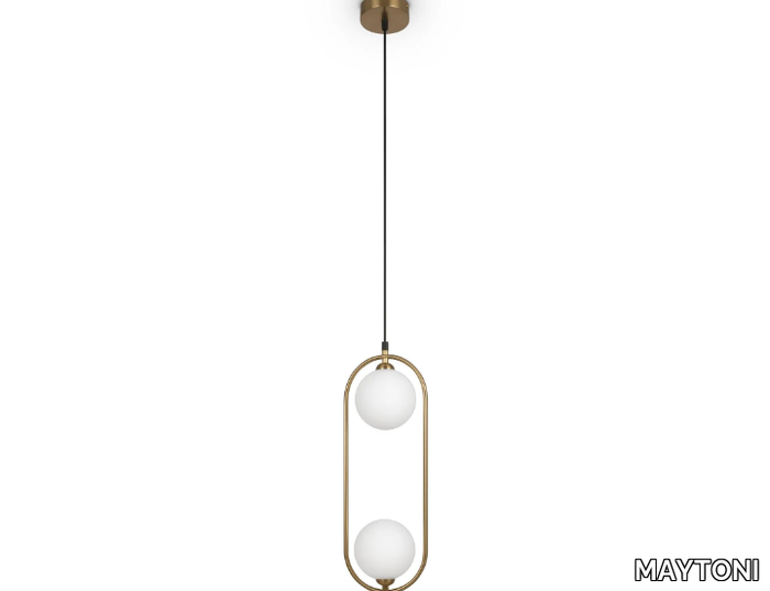 RING - Etched glass pendant lamp _ MAYTONI