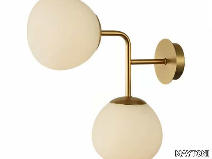 ERICH - Glass wall lamp with fixed arm _ MAYTONI