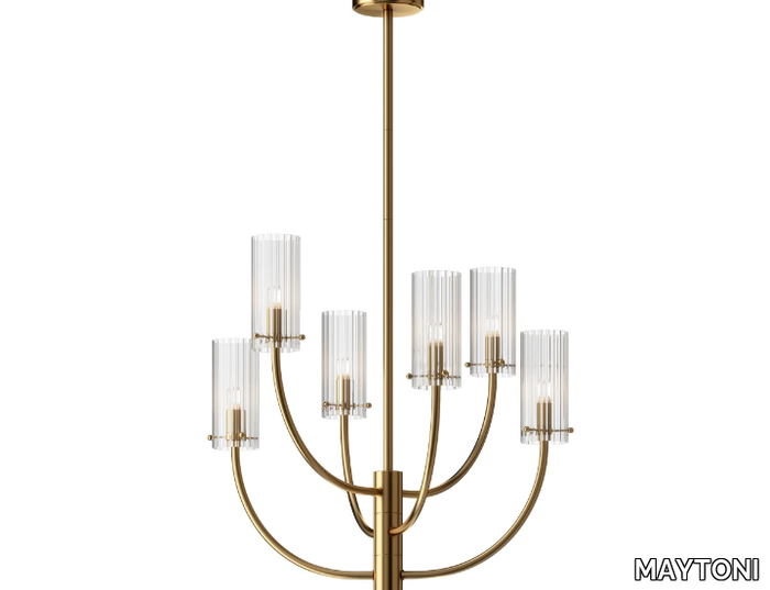 ARCO - Glass chandelier _ MAYTONI
