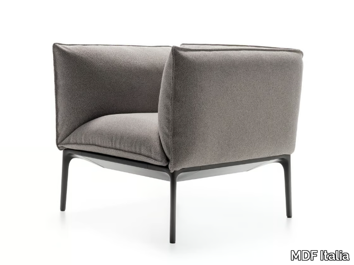 YALE X - Fabric armchair with armrests _ MDF Italia