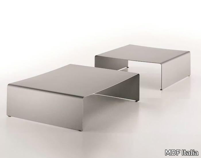 LA TABLE BASSE - Low aluminium coffee table _ MDF Italia