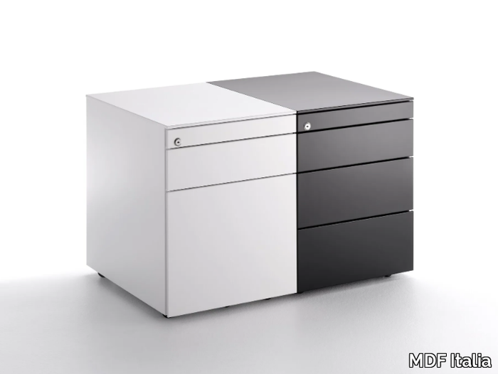 OFFICE CABINET - Office drawer unit with castors _ MDF Italia