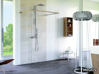 MATERIA SP1 - Rectangular glass shower cabin _ MEGIUS