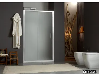 MORE LIVE P1S - Niche shower cabin with sliding door _ MEGIUS