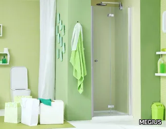 WEB 3.0 P1S - Niche shower cabin with folding door _ MEGIUS