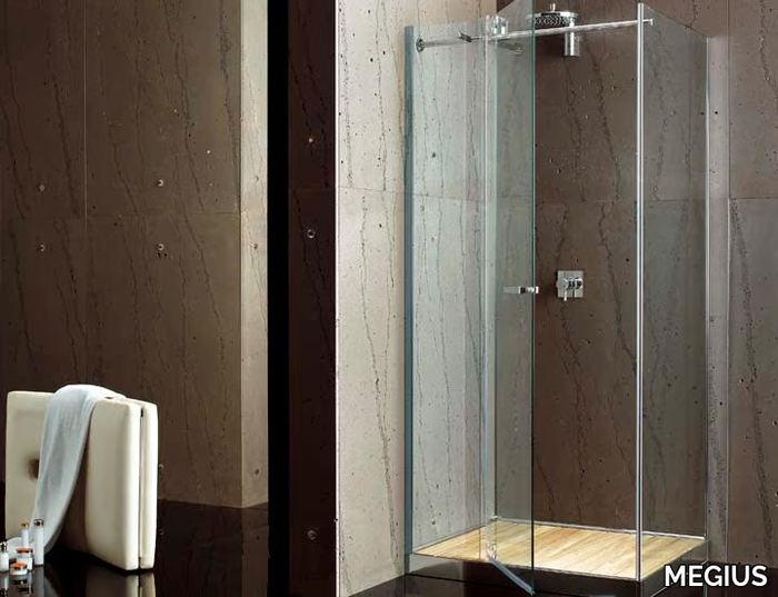 FILODOCCIA - Corner shower cabin _ MEGIUS