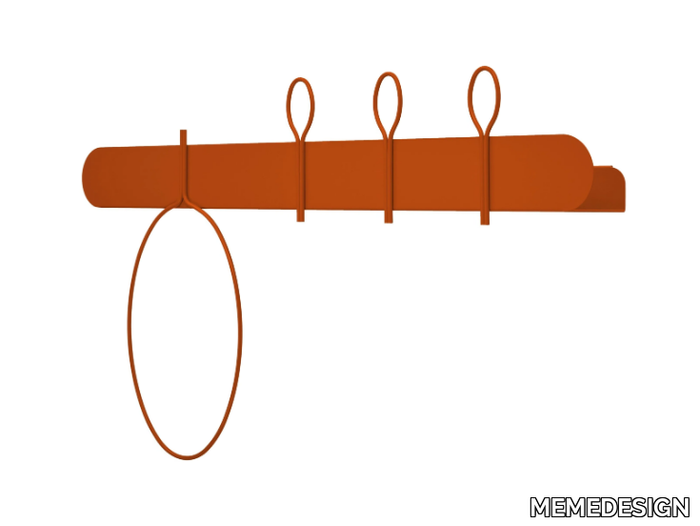 BALLOON - Metal coat rack / wall shelf _ MEMEDESIGN