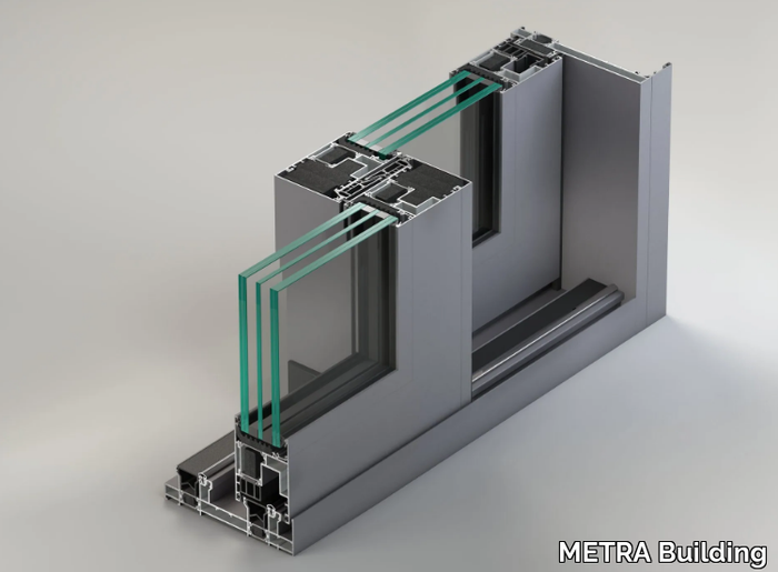 NC-S 170 HES - Aluminium patio door _ METRA Building