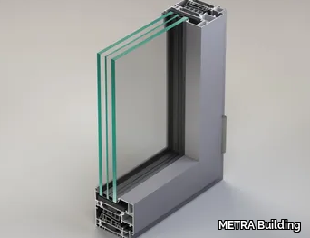 NC 90 HES (High Energy Saving) - Aluminium casement window _ METRA Building