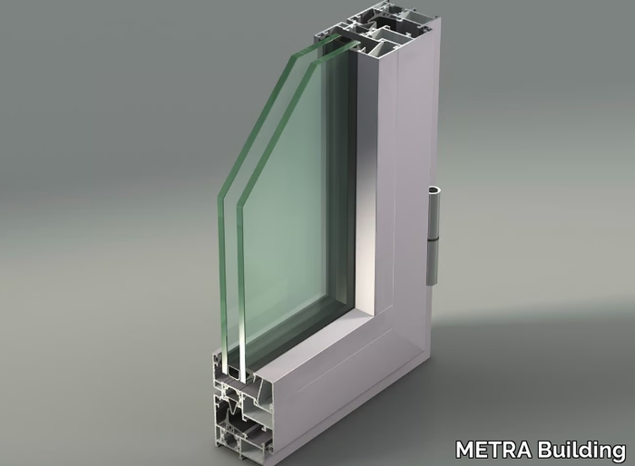 NC 50 STH - Aluminium casement window _ METRA Building