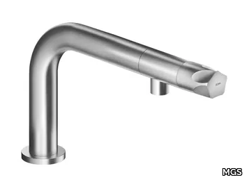 PE266 - 1 hole stainless steel bathtub mixer _ MGS