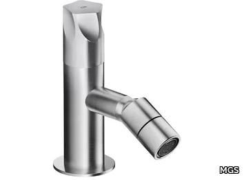 PE304 - Countertop stainless steel bidet mixer _ MGS