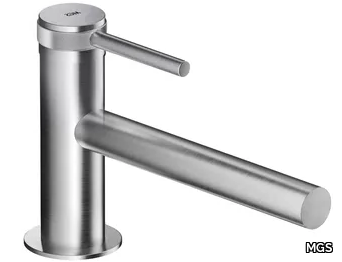 ER235 - Countertop stainless steel washbasin mixer _ MGS