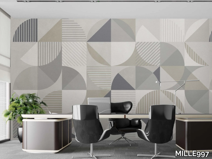 GEOCI - Geometric panoramic wallpaper _ MILLE997