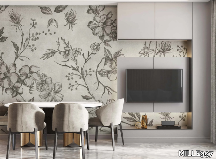 SHEBBYS - Panoramic wallpaper with floral pattern _ MILLE997