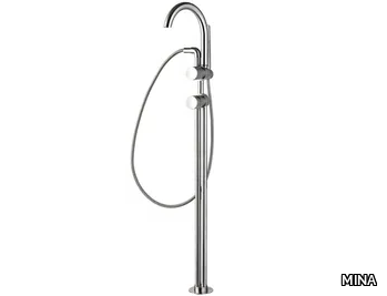 GIOTTO 29950400T - Floor standing bathtub mixer with hand shower _ MINA