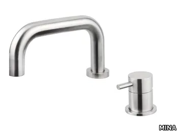 STIRIANA 6580 - Stainless steel bathtub set with hand shower _ MINA