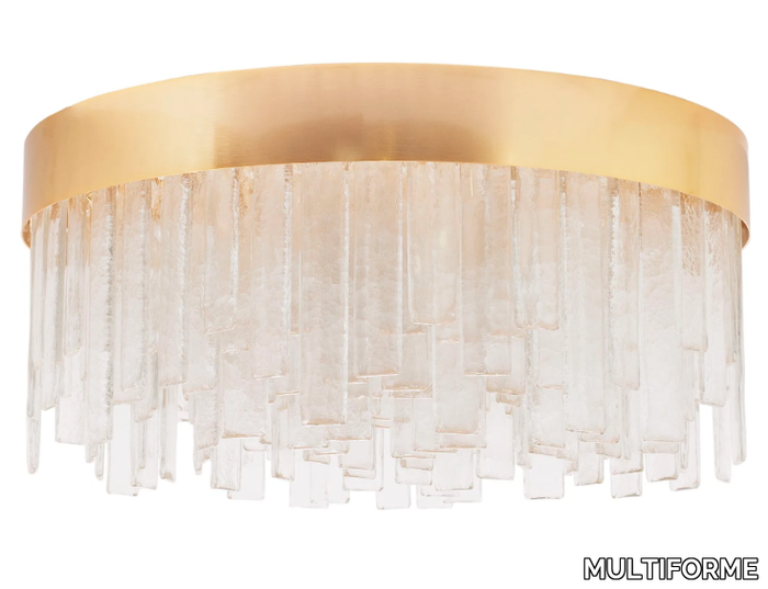 COSMOPOLITAN 2 - LED glass ceiling lamp _ MULTIFORME