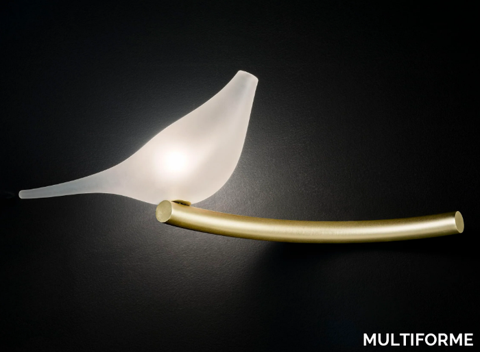 LIGHT OF LOVE 2 - Handmade blown glass wall lamp _ MULTIFORME