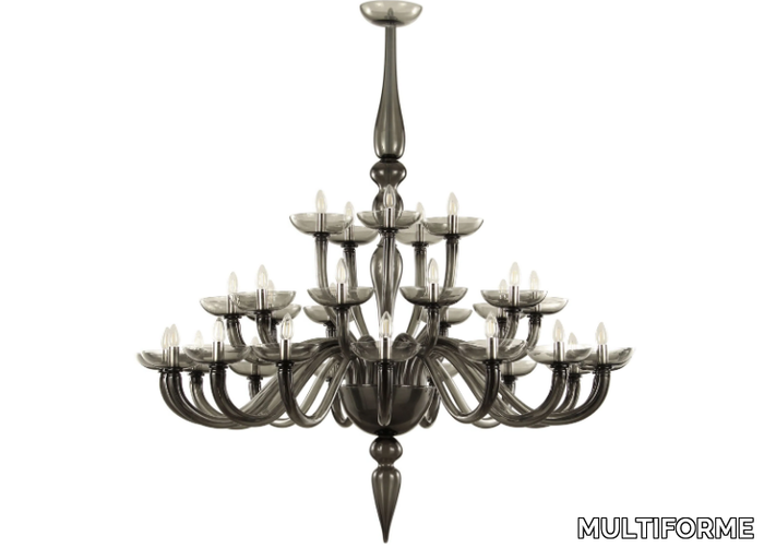 METROPOLE - Handmade Murano glass chandelier _ MULTIFORME