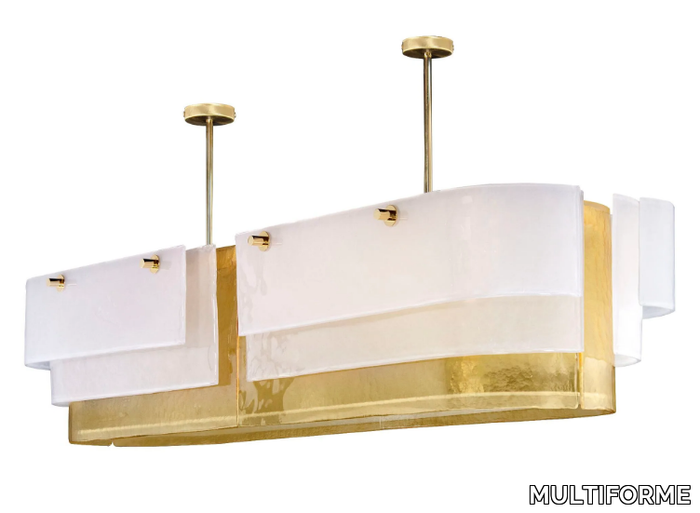 OCEAN DRIVE - Handmade Murano glass pendant lamp _ MULTIFORME