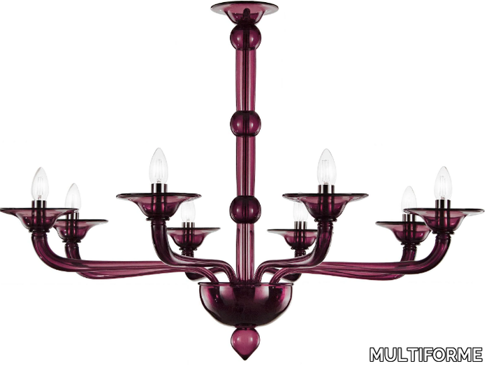 TOBIA - Handmade Murano glass chandelier _ MULTIFORME