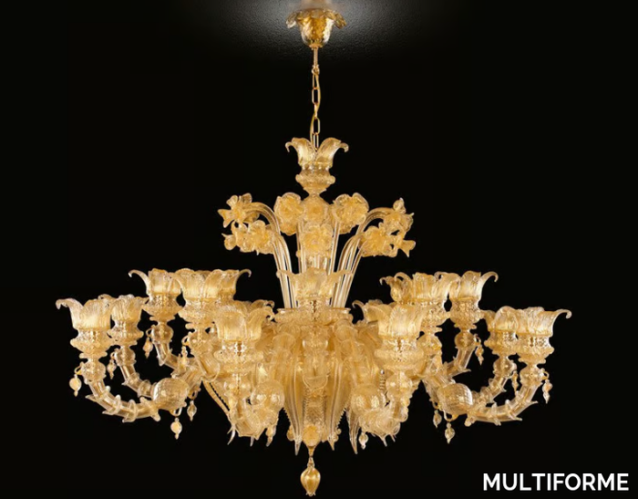 REGALE - Handmade Murano glass chandelier _ MULTIFORME