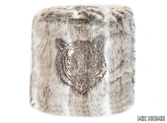 FM5 - Fake fur pouf _ MX HOME