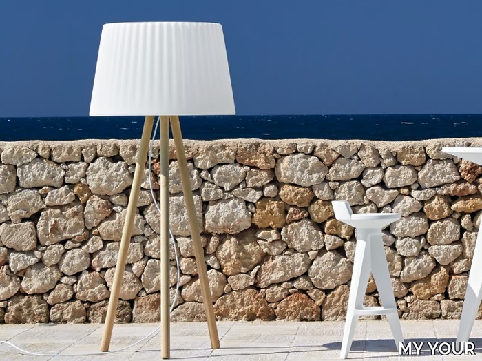 AGATA WOOD - Poleasy® floor lamp _ MY YOUR