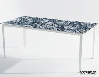 VOYAGE - Rectangular ceramic table _ MY YOUR