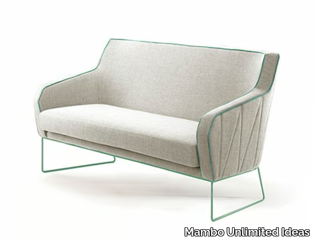 CROIX - Sled base fabric sofa _ Mambo Unlimited Ideas