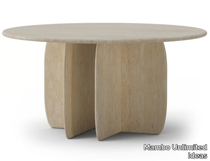 CACTUS - Round travertine table _ Mambo Unlimited Ideas