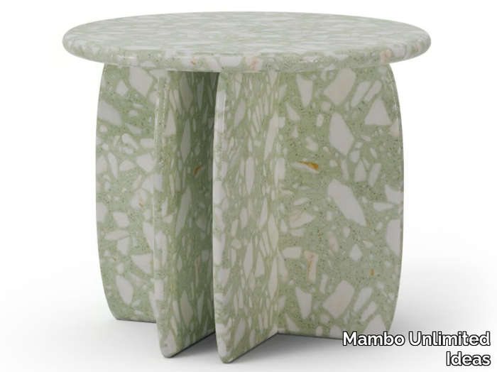 CACTUS - Handmade round terrazzo coffee table _ Mambo Unlimited Ideas