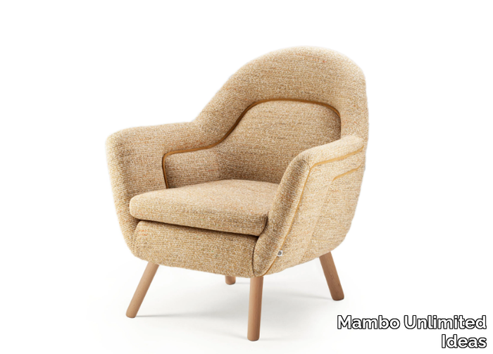 FRIDA - Fabric armchair with armrests _ Mambo Unlimited Ideas