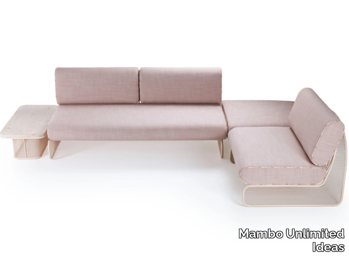 RIVIERA - Corner sectional fabric garden sofa _ Mambo Unlimited Ideas