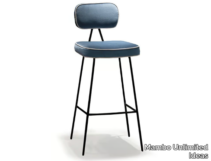 STATE - High fabric stool with back _ Mambo Unlimited Ideas