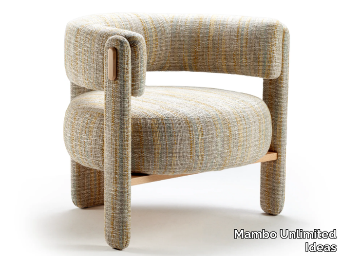 CHOUX - Fabric easy chair with armrests _ Mambo Unlimited Ideas