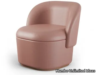 BISOU - Upholstered leather easy chair _ Mambo Unlimited Ideas