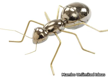 ANT Gold - Contemporary style ceramic decorative object _ Mambo Unlimited Ideas