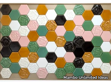 FLORAL - Ceramic Decorative panel _ Mambo Unlimited Ideas