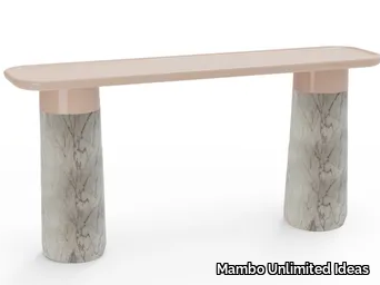 POPPY - Rectangular Estremoz marble console table _ Mambo Unlimited Ideas