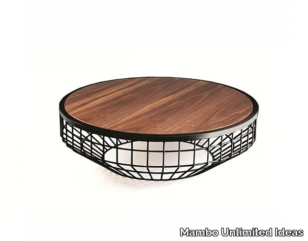 NEW AIR - Low round metal coffee table _ Mambo Unlimited Ideas