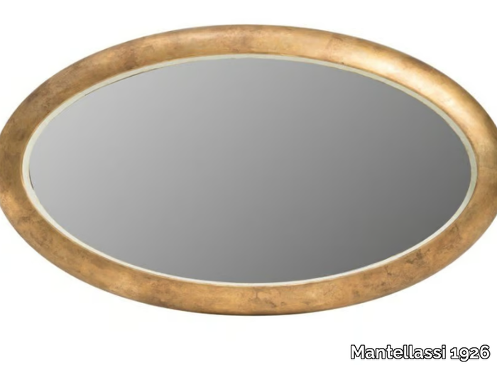 GIOCONDA - Oval framed wooden mirror _ Mantellassi 1926