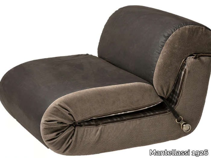 PAPPAGALLE - Leather and fabric armchair bed _ Mantellassi 1926