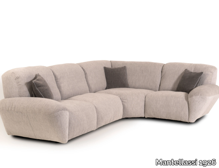 BELUGA - Corner sectional fabric sofa _ Mantellassi 1926