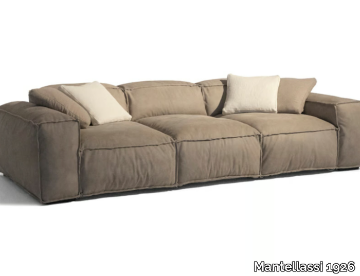 PLACIDO DAY-BED - 3 seater sectional leather sofa _ Mantellassi 1926