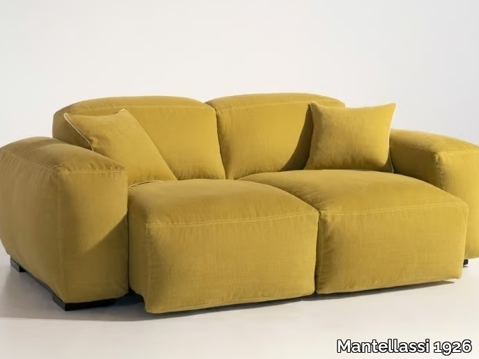 PLACIDO - 2 seater sectional fabric sofa _ Mantellassi 1926